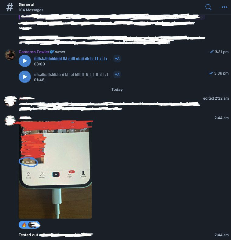 Case study 3 — member results screenshot